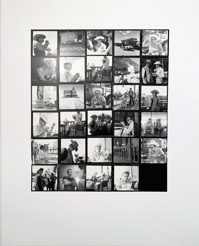 James Dean  on the set of the movie "Giant" Photo Print (1 of 3)