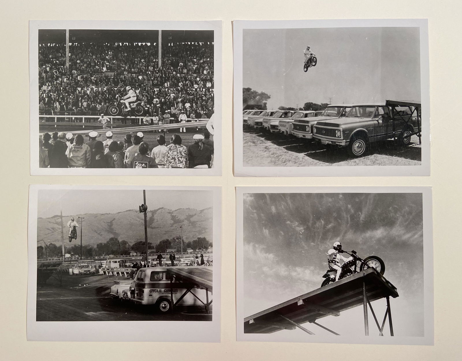 1970's Motorcycle Daredevil Photographs (1 of 1)