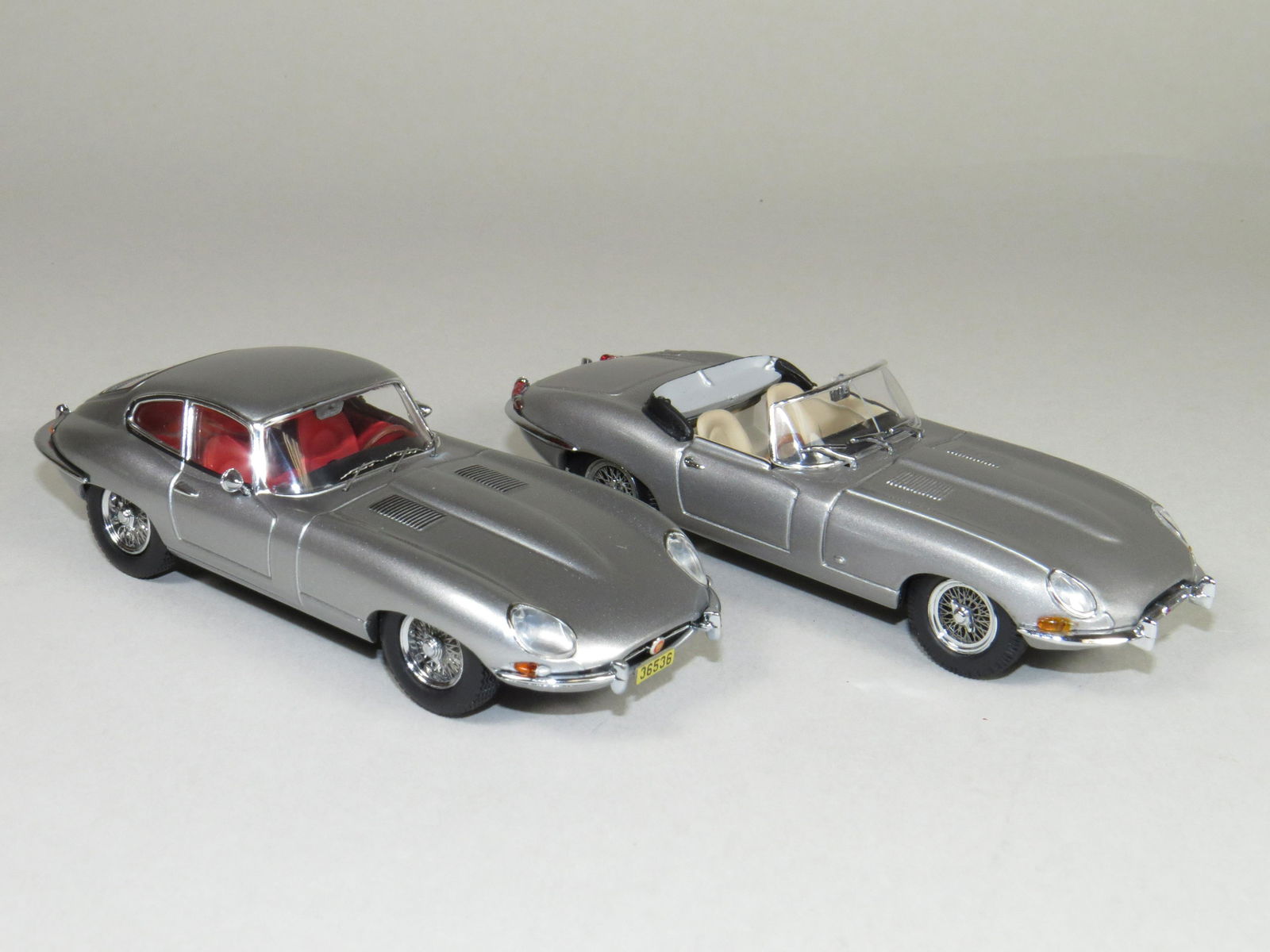 Jaguar E-Type Series 1 pair in 1:43 scale Models (1 of 4)