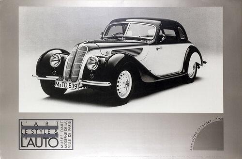 38 BMW Coupe 327 Sport--Continuous Tone No Dots Poster (1 of 3)