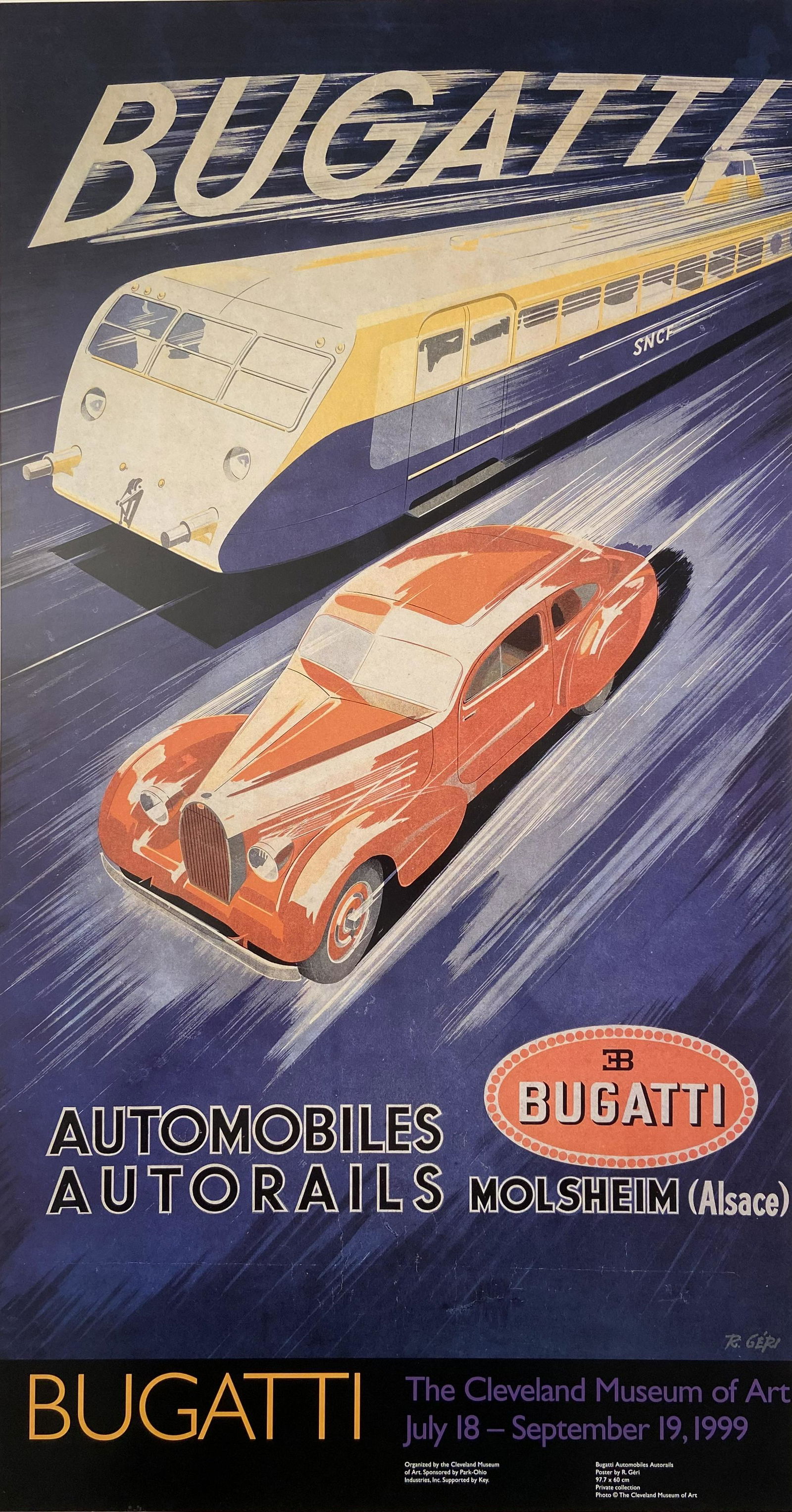 Bugatti, The Cleveland Museum of Art Official Poster (1 of 3)