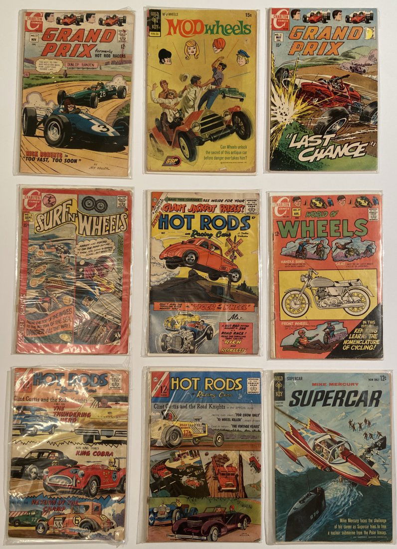 1960's Comics, Surf N' Wheels, Grand Prix, Supercar (1 of 1)