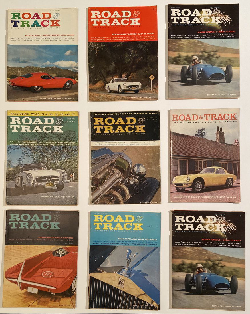 Vintage early Road and Track magazines, 1960's (1 of 1)