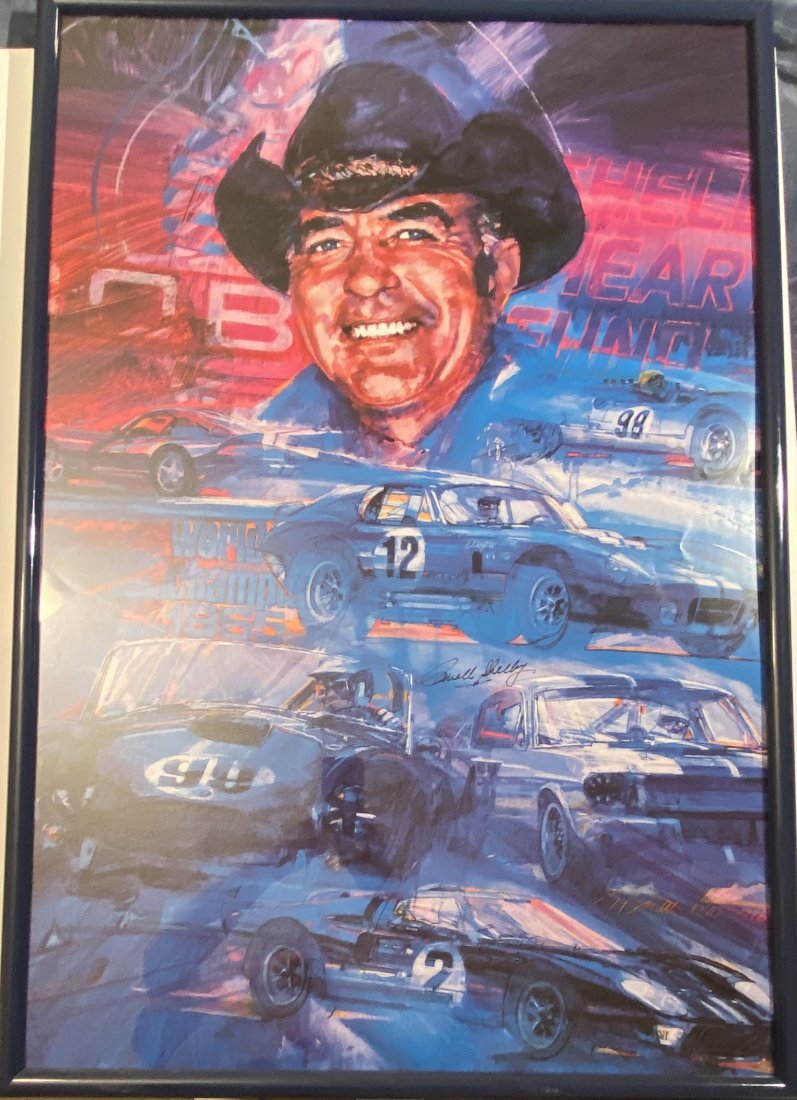 Carroll Shelby Signed Framed Color Print (1 of 3)