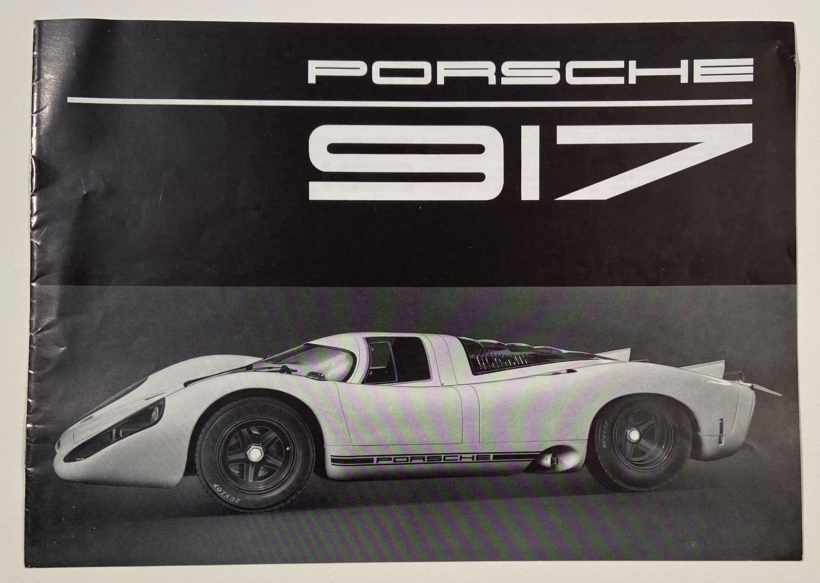 Original 1969 Porsche 917 eight page factory brochure, (1 of 4)