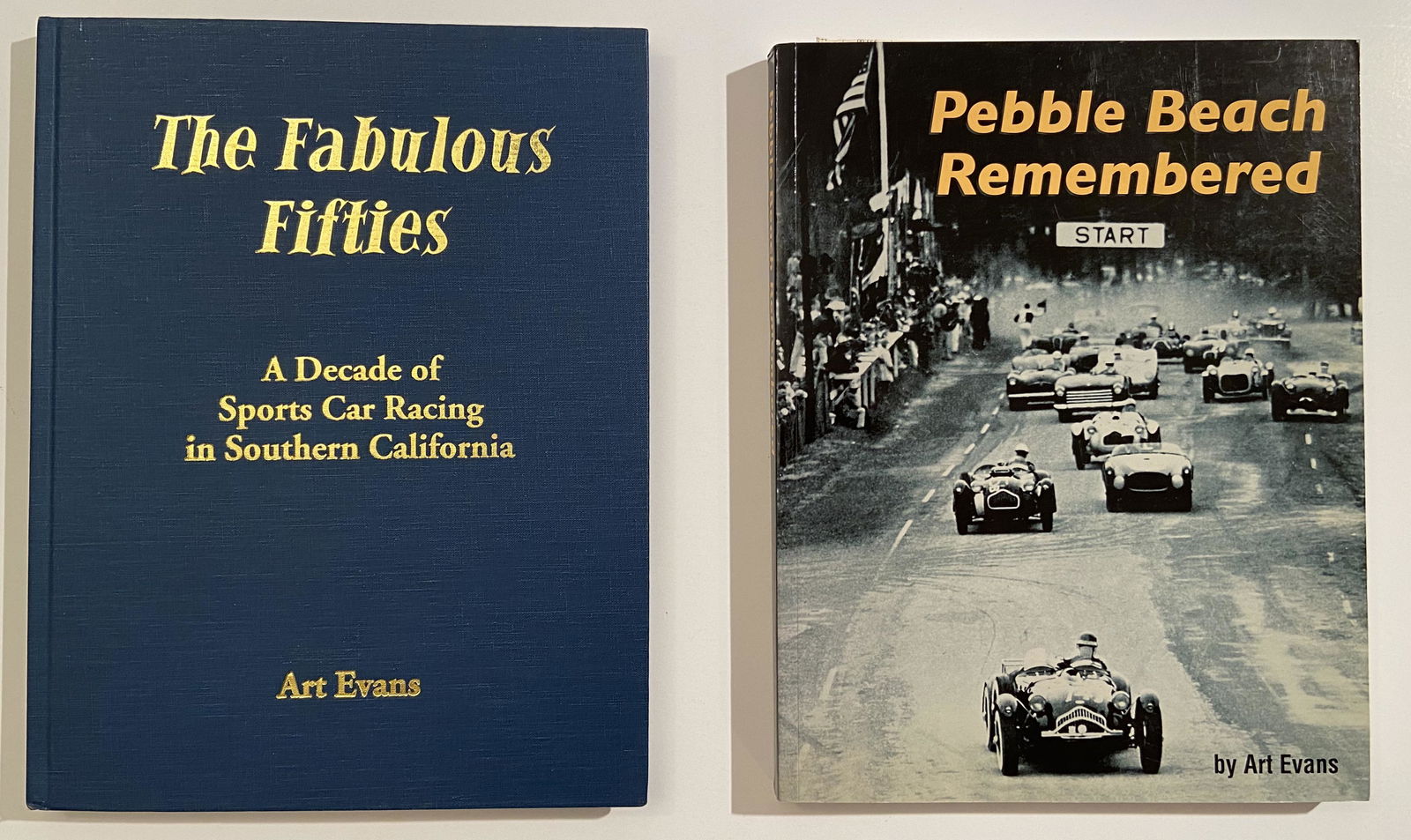 Pebble Beach - Sports car racing books Art Evans Signed (1 of 3)