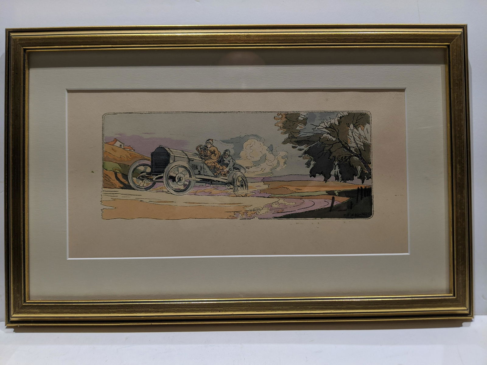 Ernest Montaut  1911 Lorraine-Dietrich, la coupe Gordon (1 of 3)