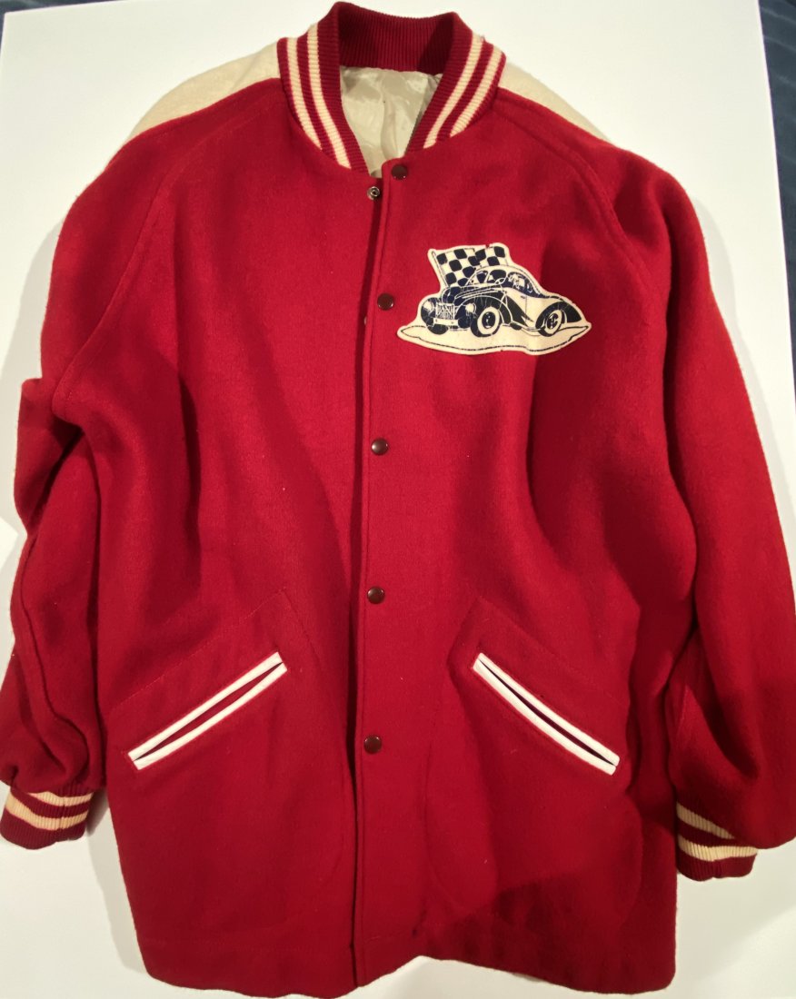 Vintage Hot Rod, Nascar style vintage letterman jacket (1 of 7)