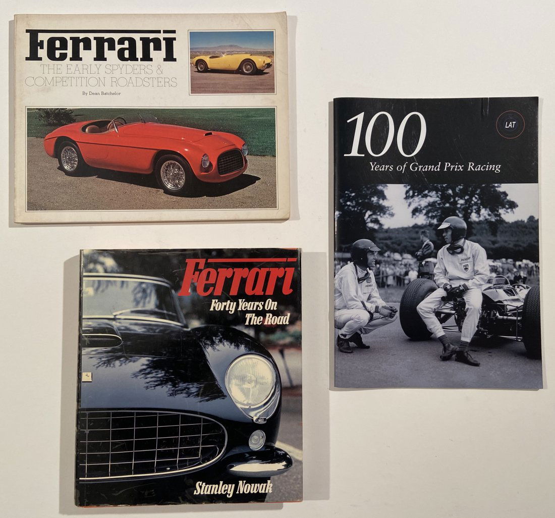Two Ferrari Books, one signed, Dean Batchelor (1 of 3)