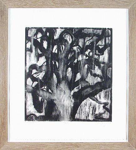 Michael Mazur, “Texas Tree” 1988 Monoprint (1 of 2)