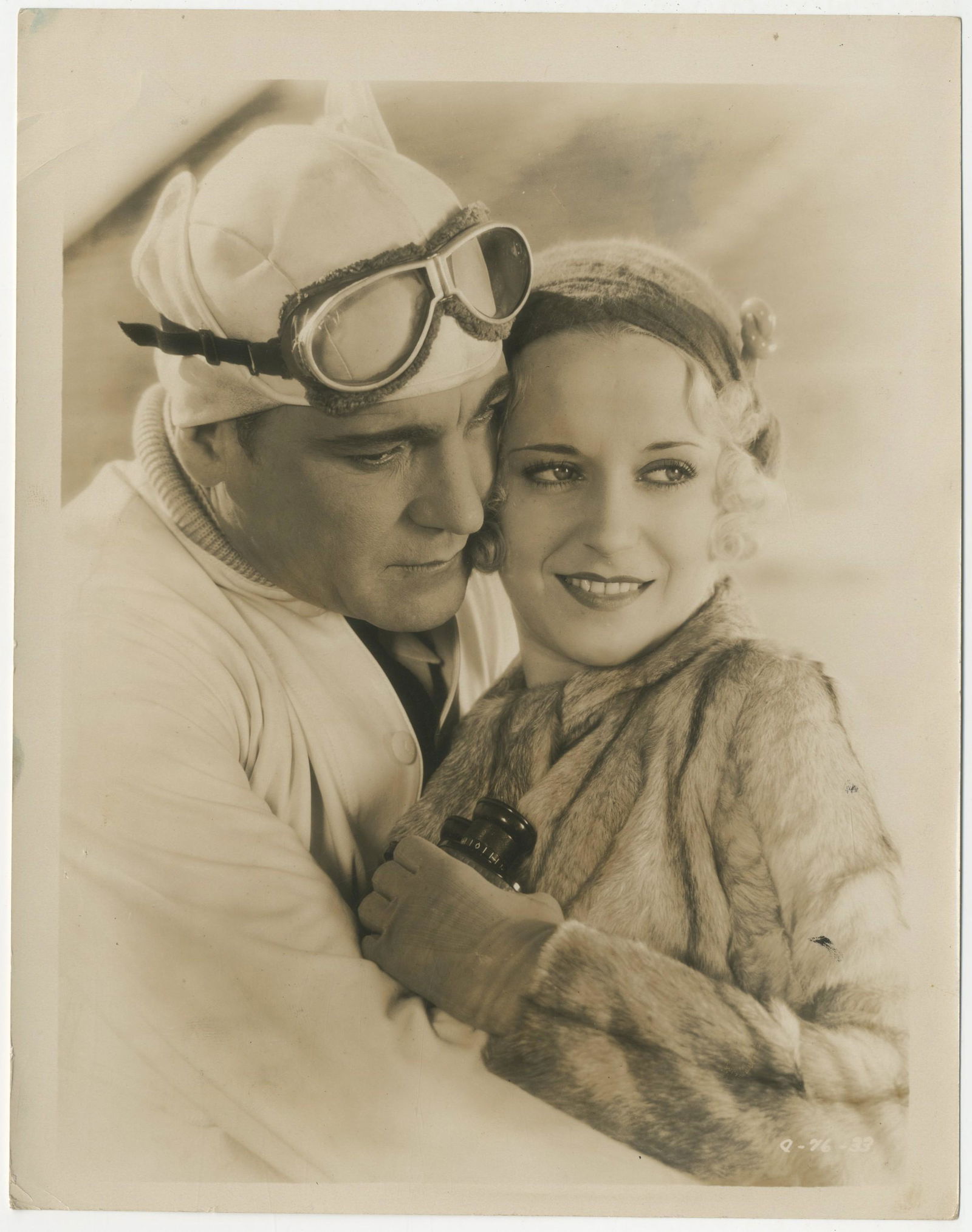 HIGH SPEED 8x10.25 still 1932 best portrait of race car driver Buck Jones & Loretta Sayers! (1 of 2)
