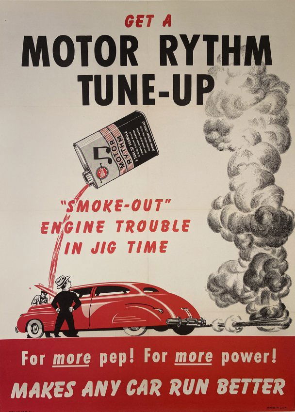 Motor Rythm-Tune Up American Oil Poster  c 1930 (1 of 2)