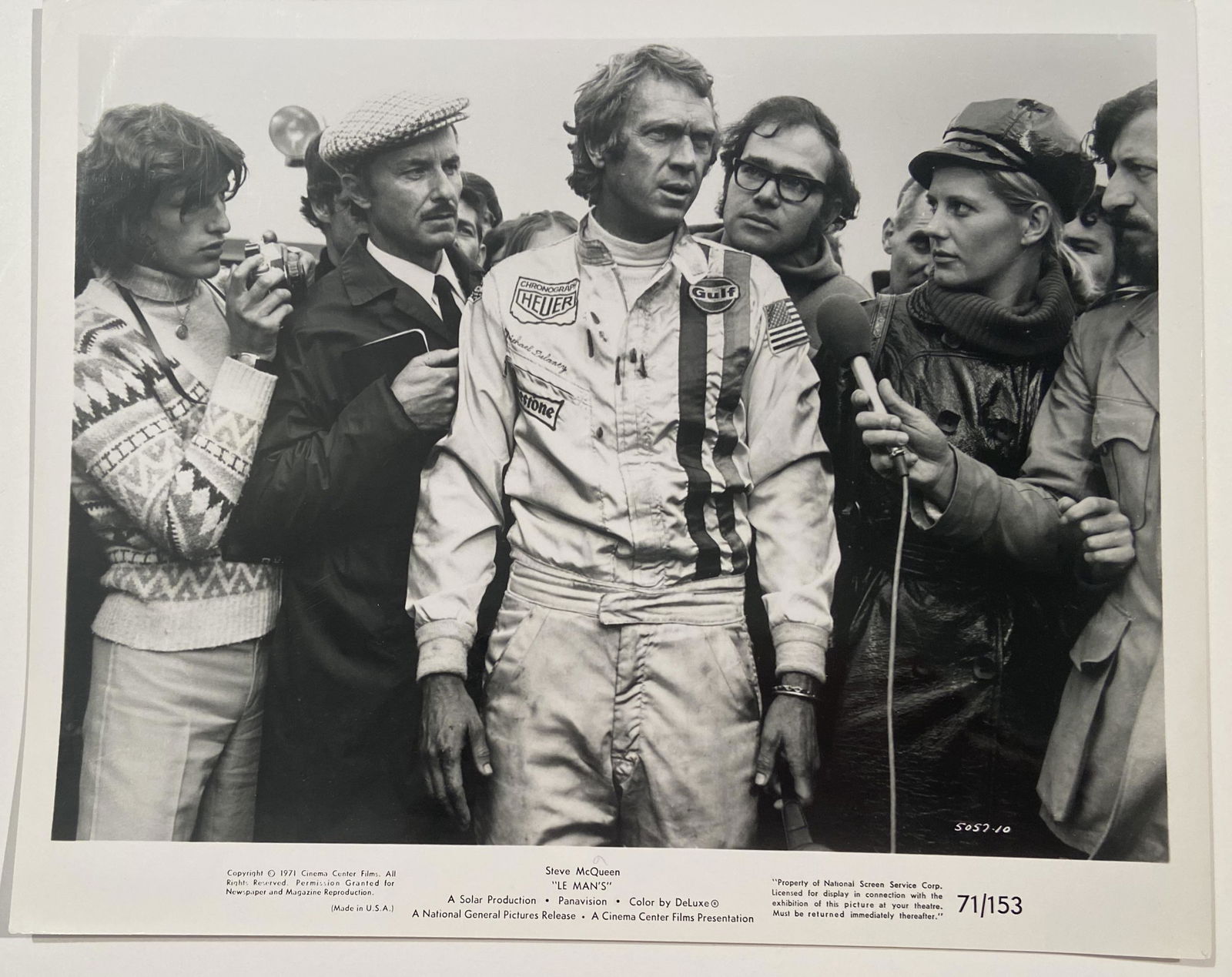 Le Mans Steve McQueen Rare Studio Issued Photo, 1971 (1 of 1)
