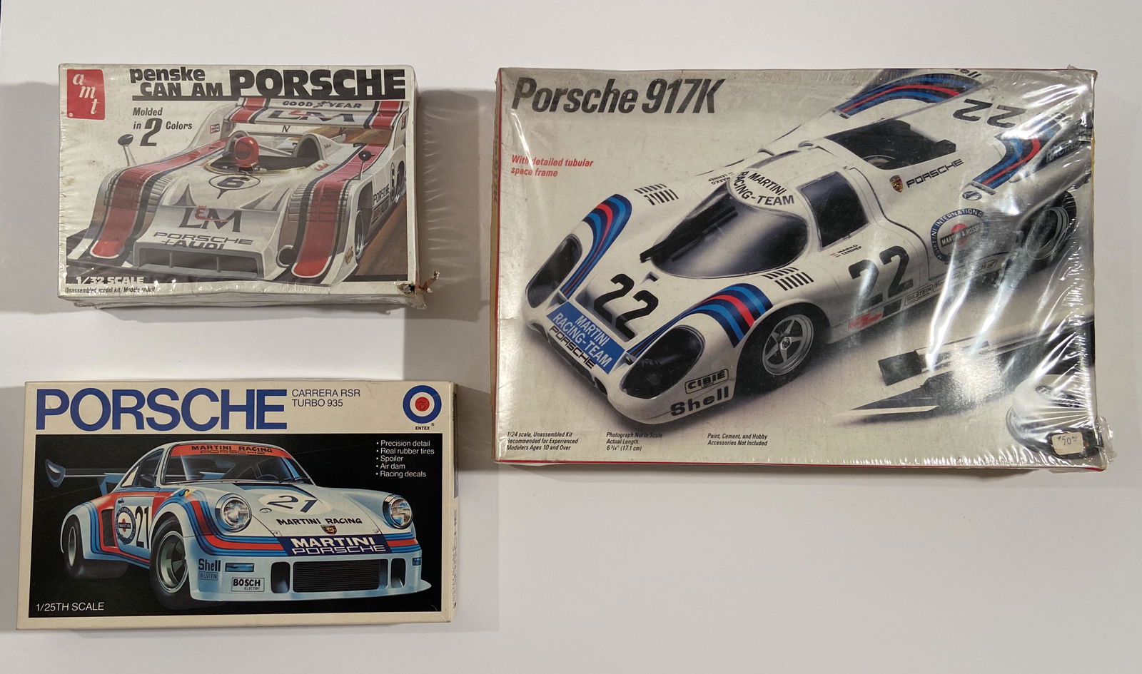 Three Porsche Models, Carrera RSR, Penske Can-Am, 917K (1 of 3)