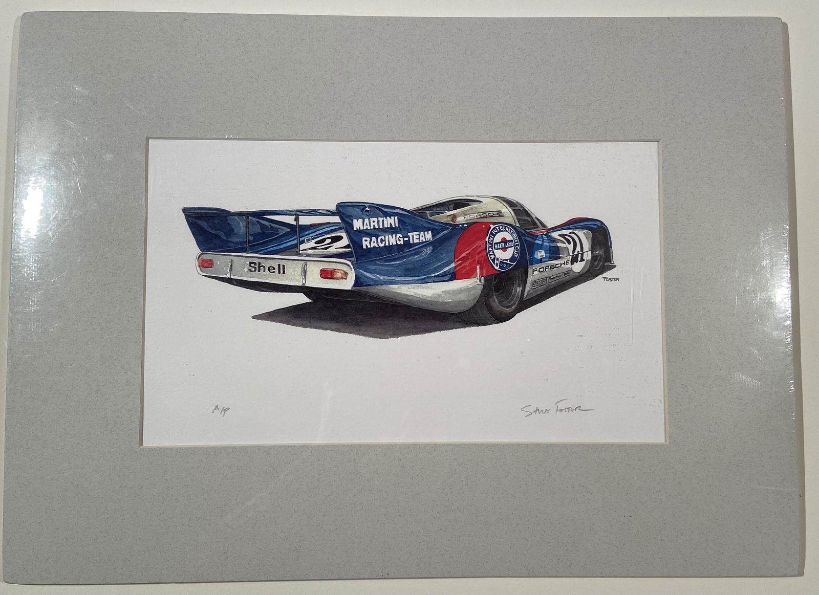 Porsche 917 Martini Racing Print Steve Foster (1 of 3)