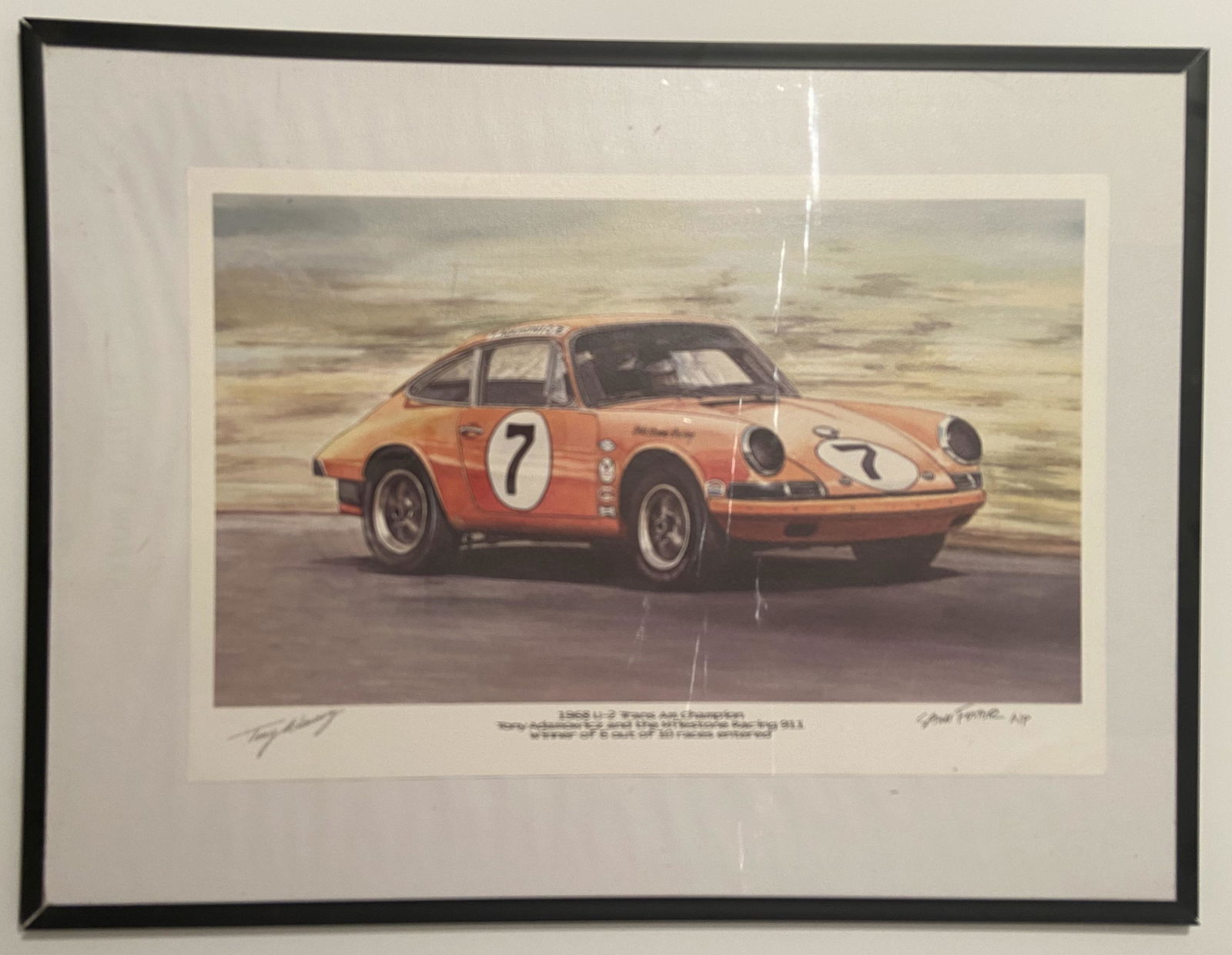 Porsche 1968 Trans Am 911  Tony Adamowicz Print by Steve Foster (1 of 5)