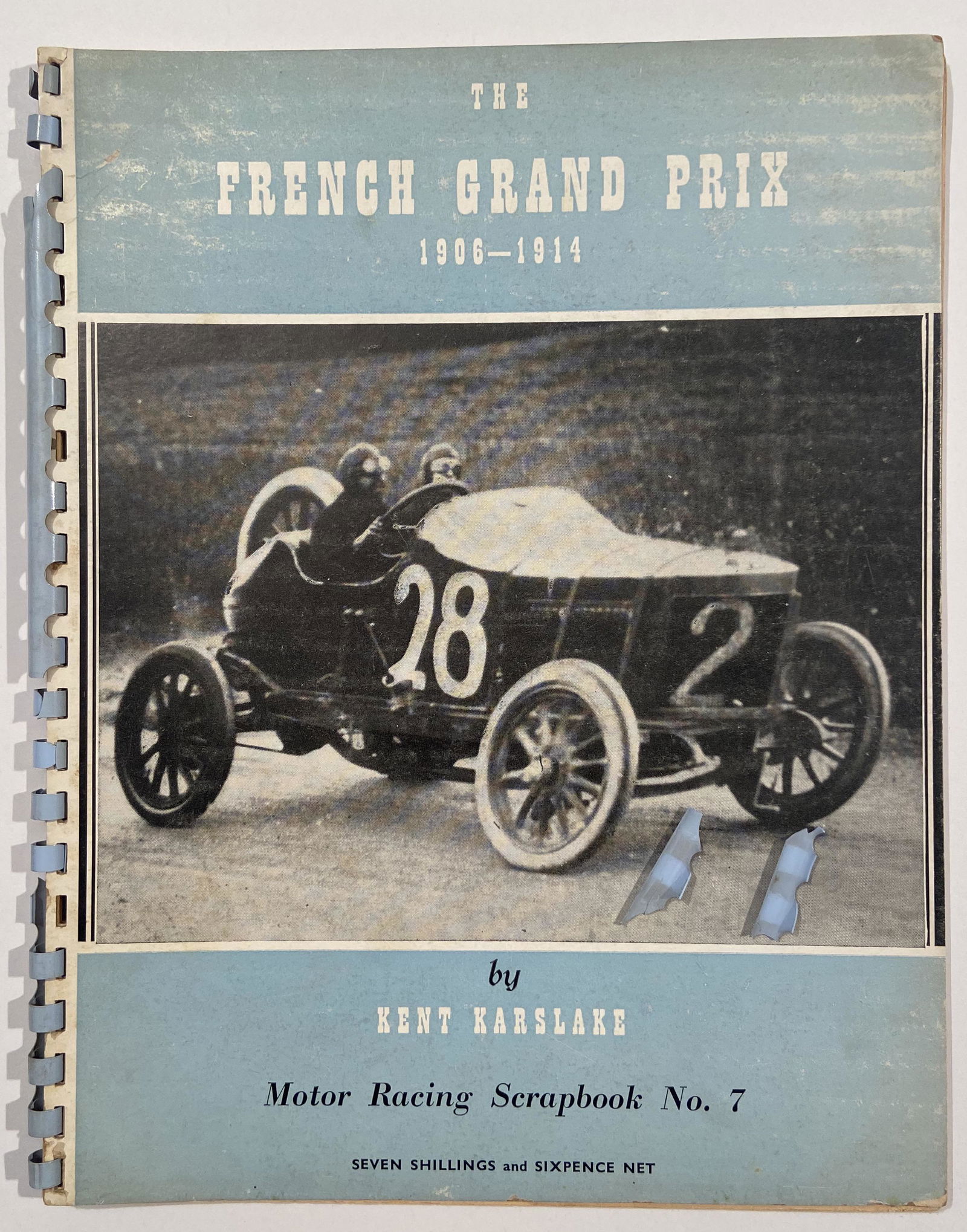 The French Grand Prix, 1906-14, Motor Racing Scrapbook, Spiral Bound (1 of 1)