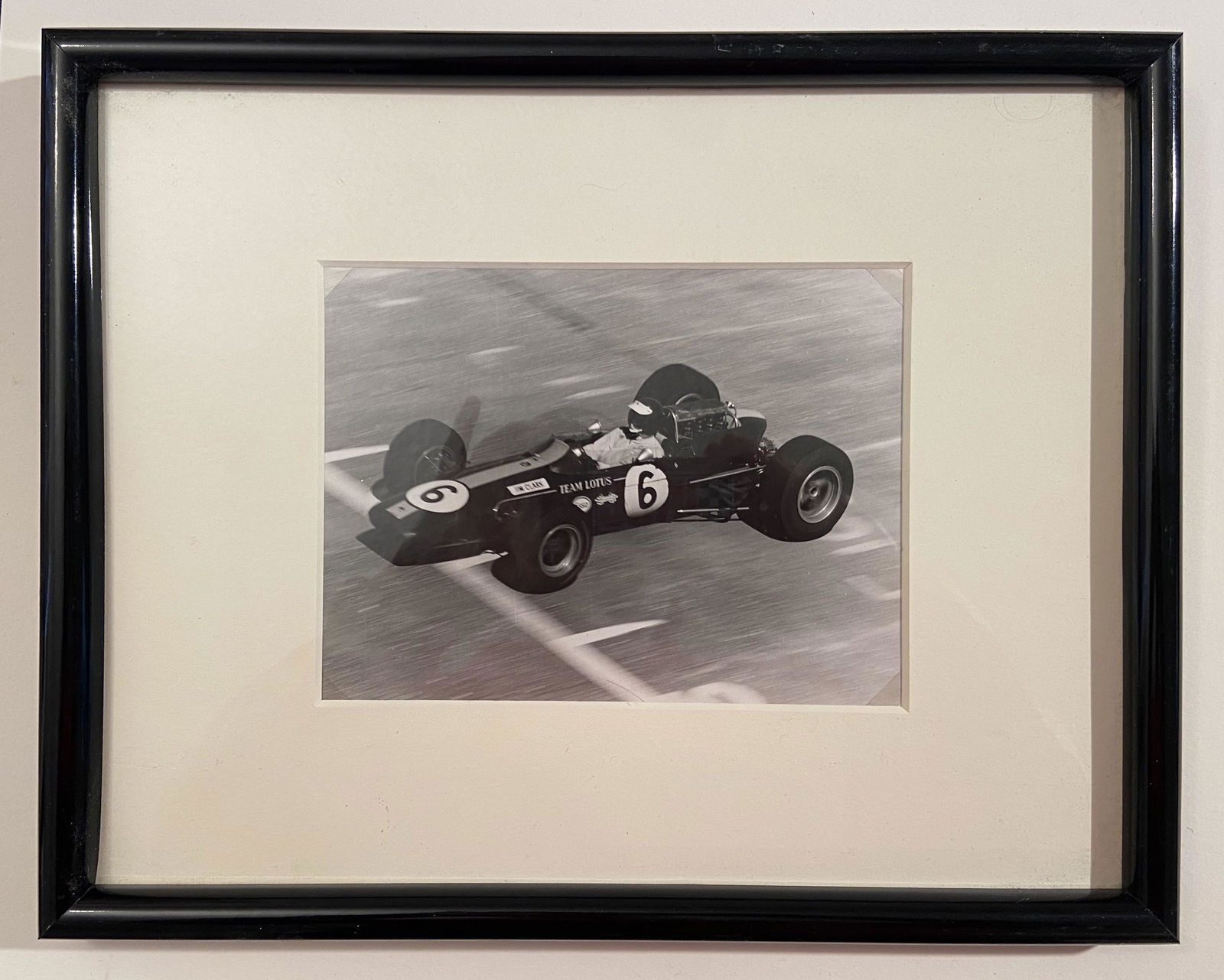 Vintage Framed Jim Clark Vintage Tasman Jack Inwood Photograph (1 of 2)
