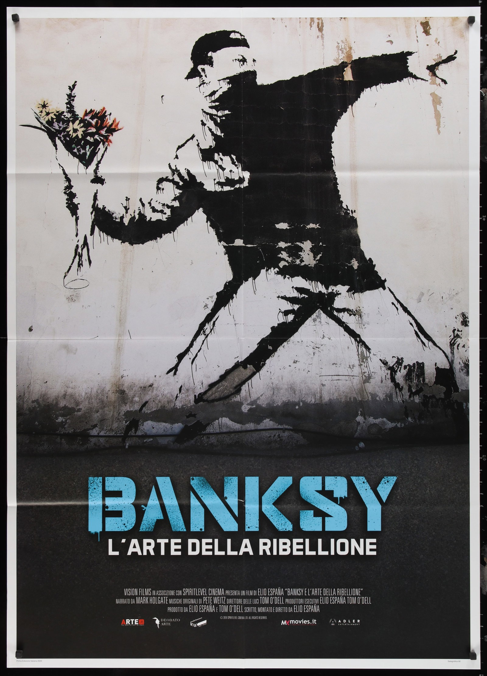 Banksy, The Art of Rebellion" (or L'arte della ribellione), Original Folded Italian (1 of 1)