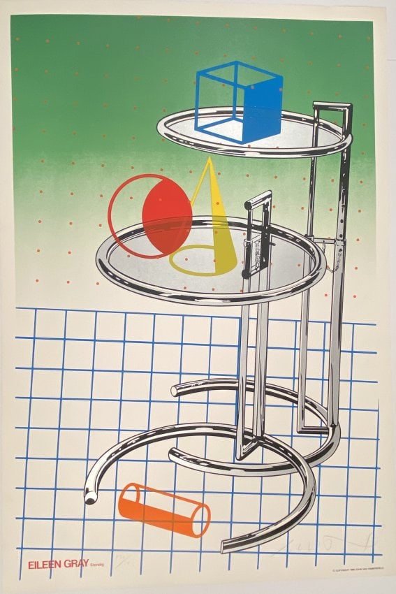 John Van Hamersveld Eileen Gray for Stendig Lithograph Print, 1980 (1 of 3)