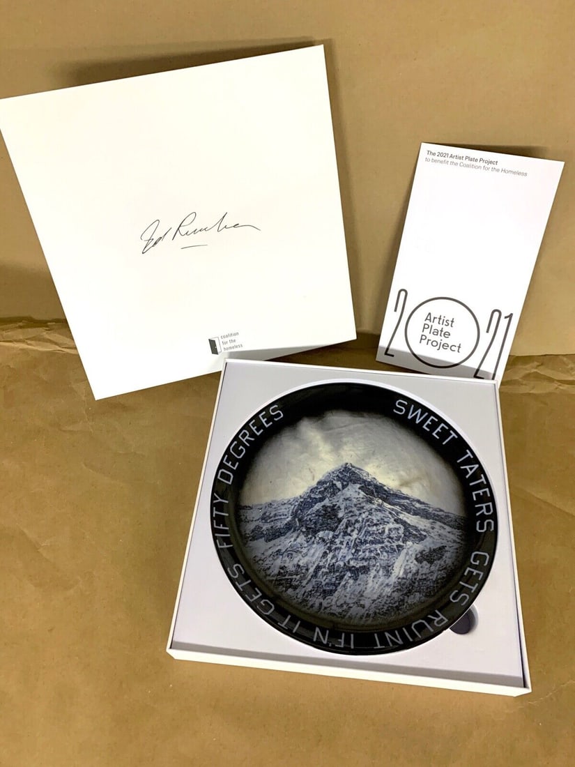 Ed Ruscha Rare Limited Edition Plate - 2