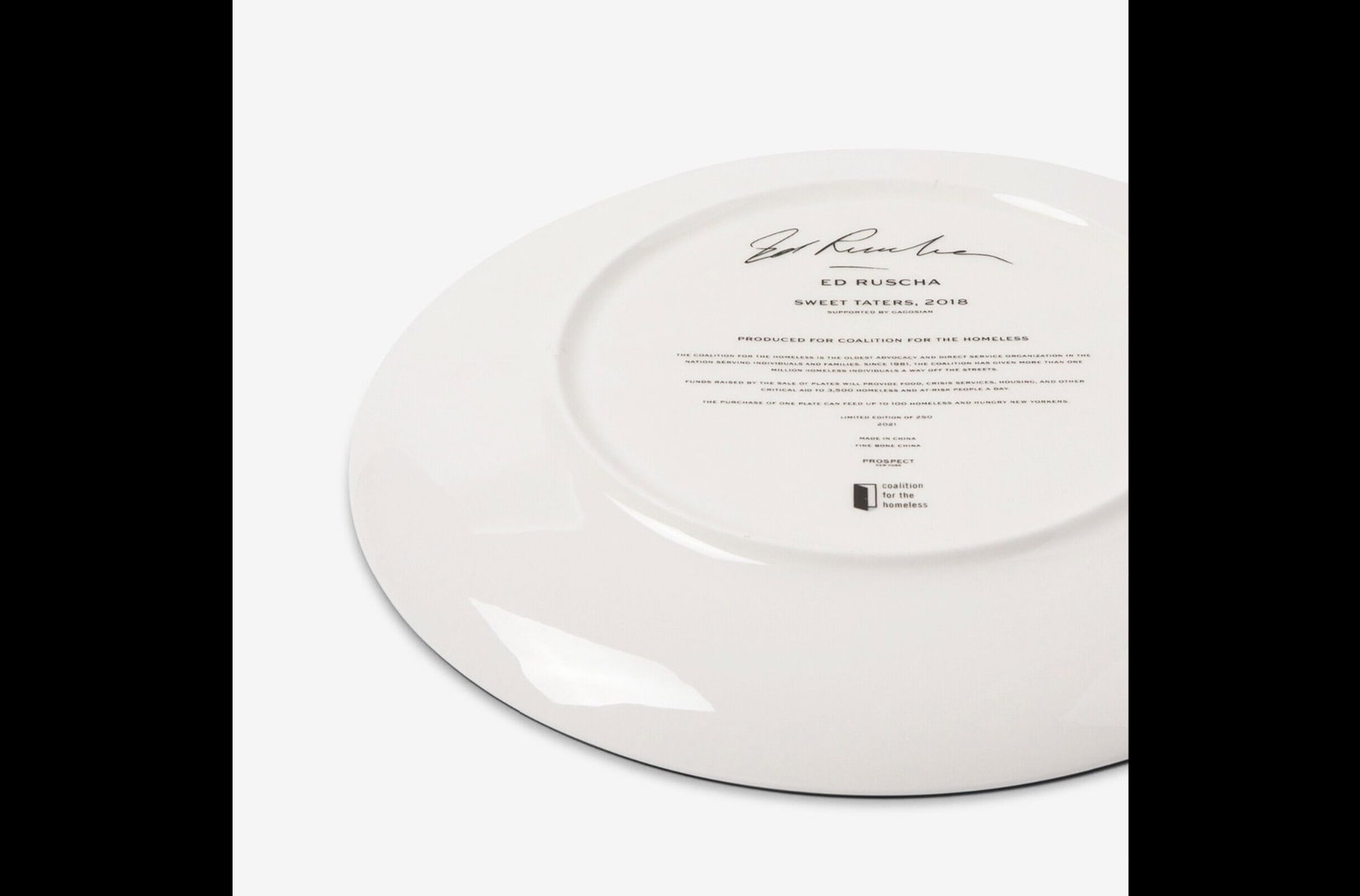Ed Ruscha Rare Limited Edition Plate - 9