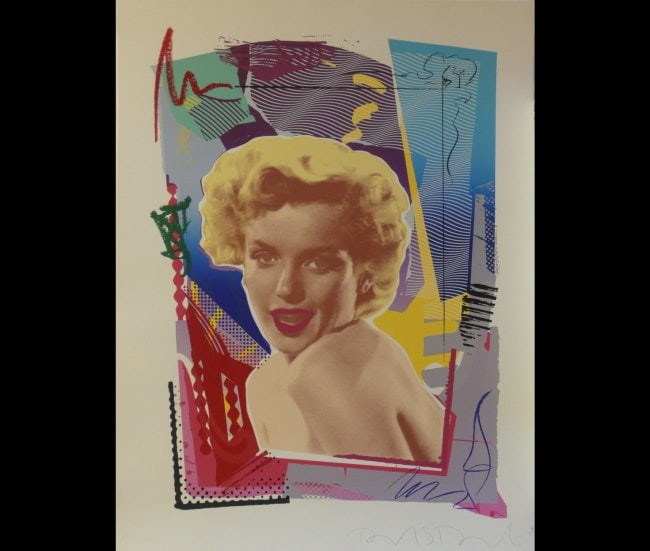 Richard Duardo Marilyn Monroe Silkscreen Monoprint (1 of 2)