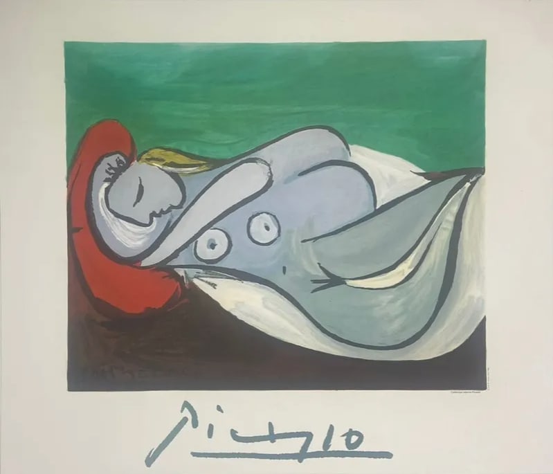 Pablo Picasso "Untitled, Abstract Portrait" from the Marina Picasso Poster Collection, 1982 (1 of 1)