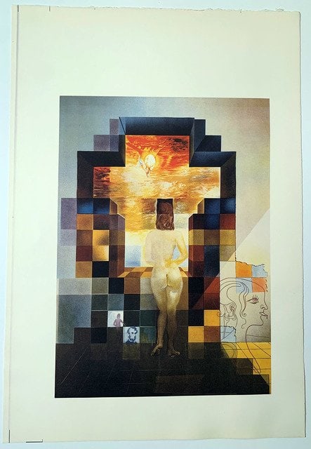 Salvador Dali, Lincoln in Dali Vision Print (1 of 5)