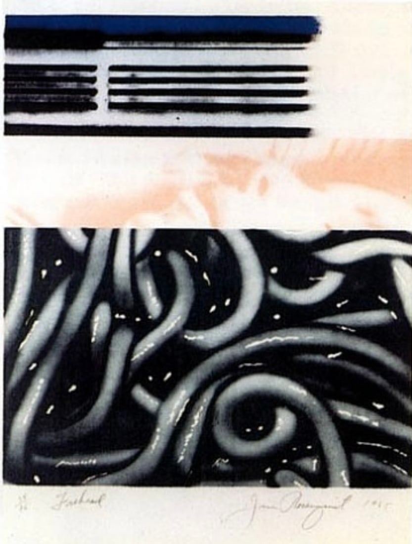 James Rosenquist - Forehead II: Color lithograph on Arches paper, 1968851x625mm; 33 1/2x24 5/8 inches, full margins. Edition of 96Signed, titled, dated, and numbered in pencil, lower margin. Printed by Mourlot, New York. Published b