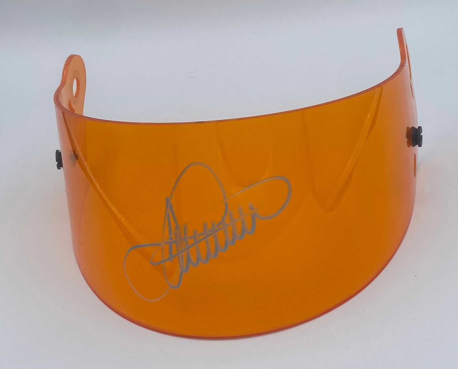 Stefan Johansson Race used and signed helmet visor Formula One Driver Ferrari McLaren Teams Le Mans: Stefan Johansson Race used and signed hemet visor Formula One Driver Ferrari McLaren Teams Le Mans Winner Please see our other Stefan Johansson signed items in this auction