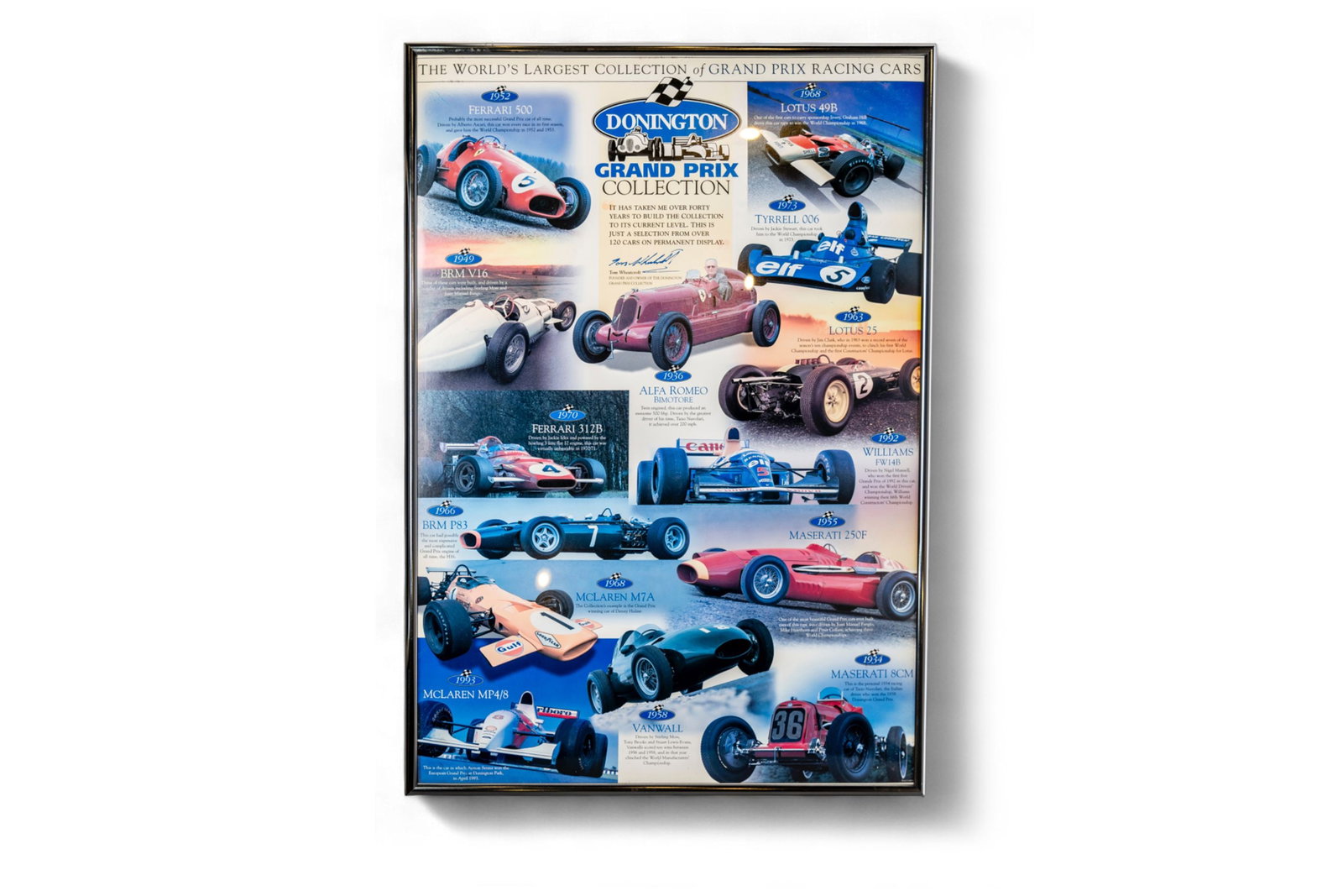 The Donington Grand Prix Collection Formula One Race Poster from the Edelbrock Museum (1 of 1)