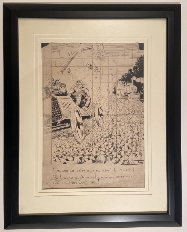 Ernest Montaut, Continental Tyres, An original drawing (1 of 6)