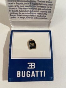 Rare 1980?s Factory Bugatti Pin in matcbook style