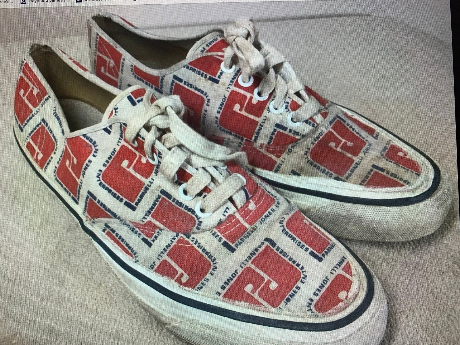 Rare Parnelli Jones Tires Racing Sneakers (1 of 1)