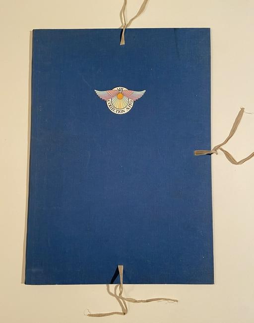 Art Collection Auto Portfolio, Bugatti Type 35, Extremely rare Portfolio that was used to promote a (1 of 6)