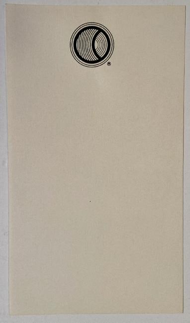 Steve McQueen Le Mans Solar Productions Notecard (1 of 1)