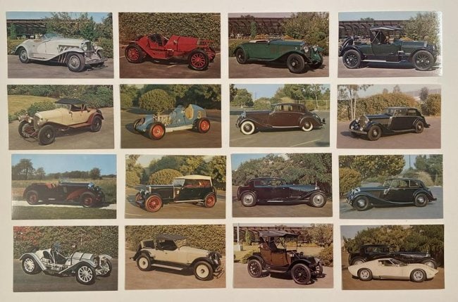 Briggs Cunningham Auto Museum Full Postcard Set (1 of 6)