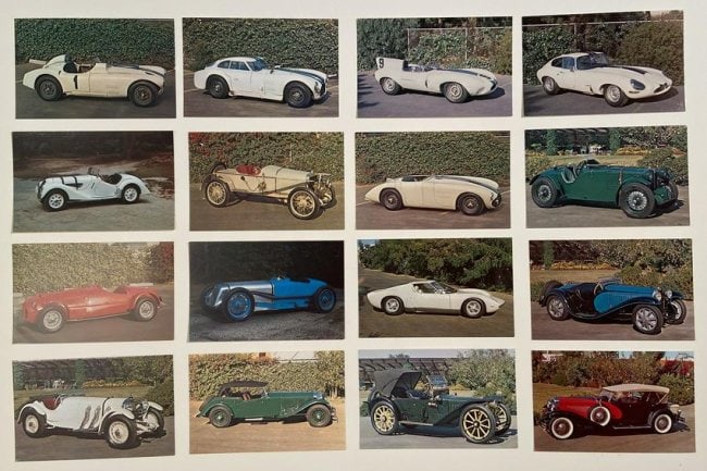 Briggs Cunningham Auto Museum Full Postcard Set - 5
