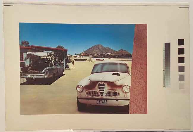 Alfa Romeo in Mexico with Burro Rare Print (1 of 1)