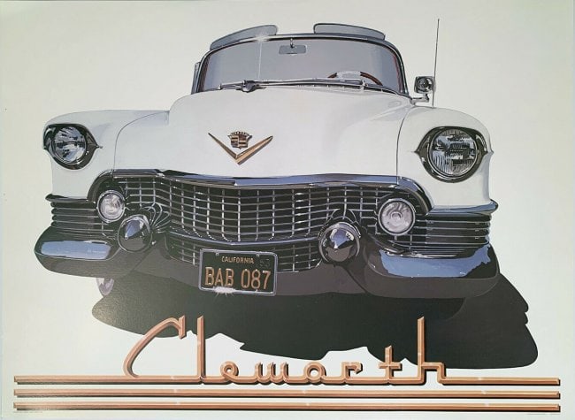 1954 Cadillac Poster by Harold Cleworth, 1980 (1 of 4)