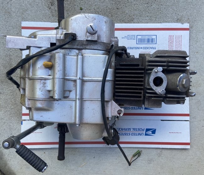 107 cc Lifan Mini Bike 4 stroke Motor for Honda 50 or CT70 Hot Rod (1 of 5)
