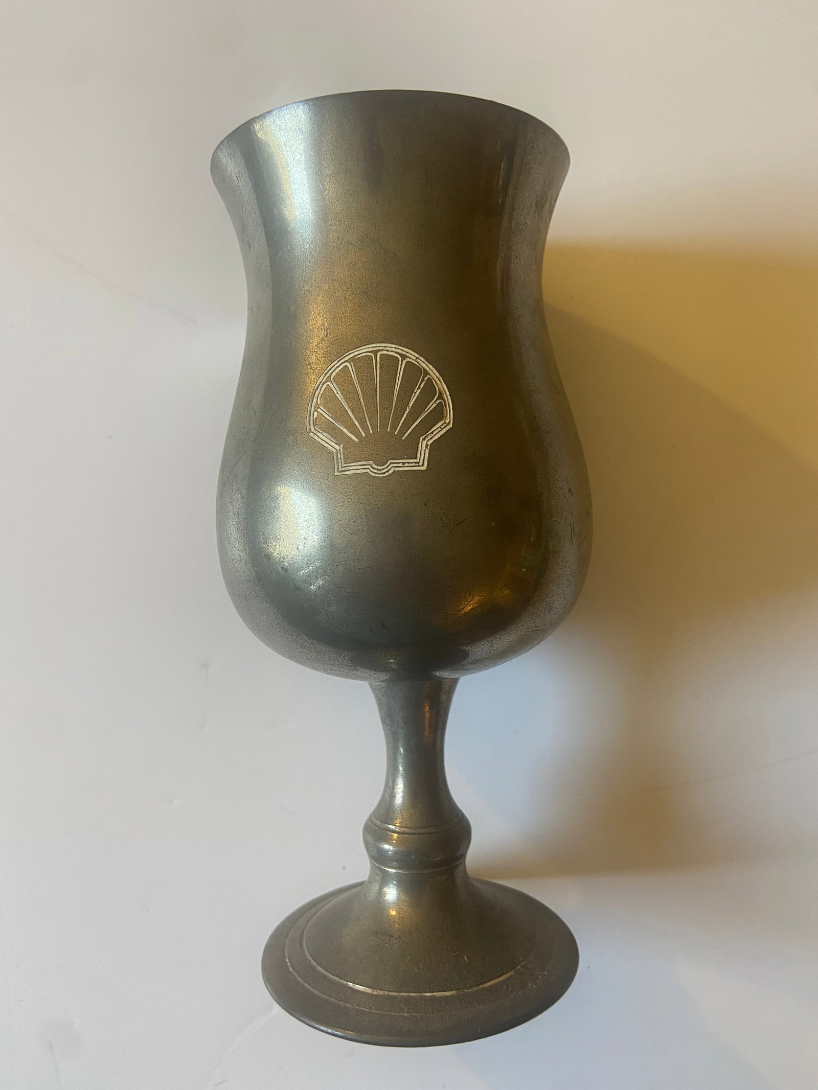 Shell Oil Rare Engraved and hallmarked silver Trophy Cup British: Shell Oil Rare Engraved and hallmarked silver Trophy Cup British