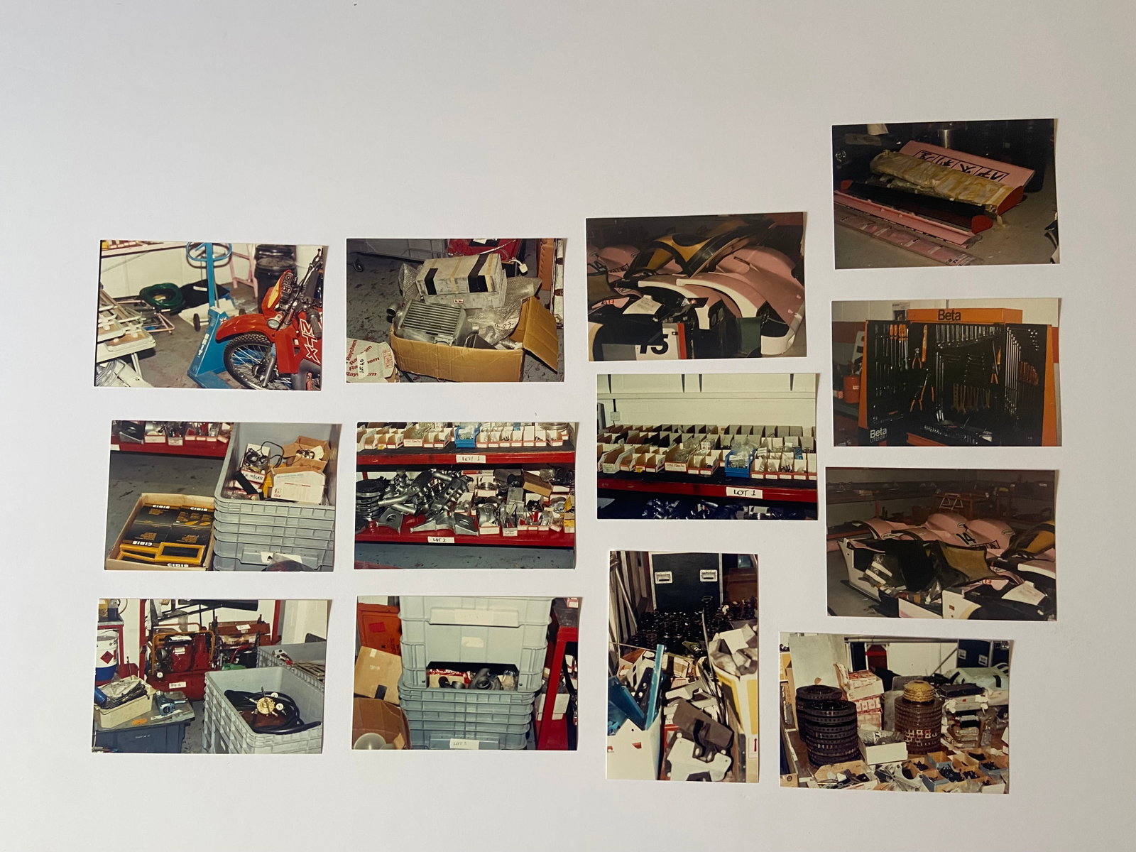 Original Porsche 962 Le Mans color photographs for the bankruptcy sale of Richard Lloyd Racing (1 of 3)