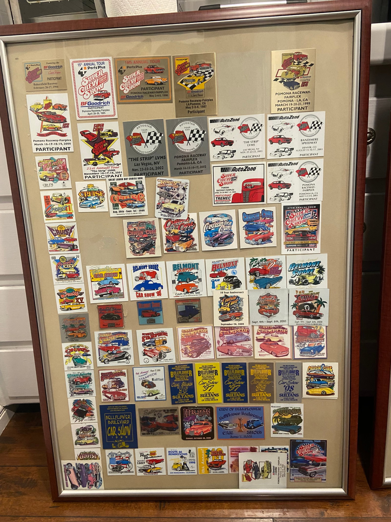 California Framed Chevrolet Nova California Car show Badges Display #2 (1 of 1)