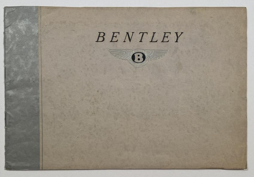 1951 Bentley Factory Brochure, tipped in color photographs: 1951 Bentley Factory Brochure/Booklet, tipped in color photographs, very high quality ink, printing and paper. Printed by H. Fitch & Co Ltd, L London, England