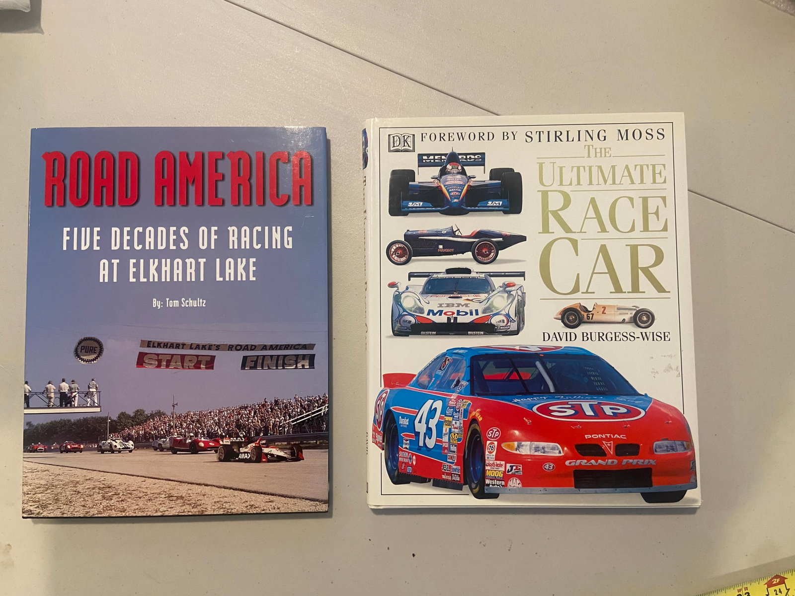 Road America at Elkhart and Ultimate Race Car Car books: Road America at Elkhart and ULtimate Race Car Car books both hardbound and oversize