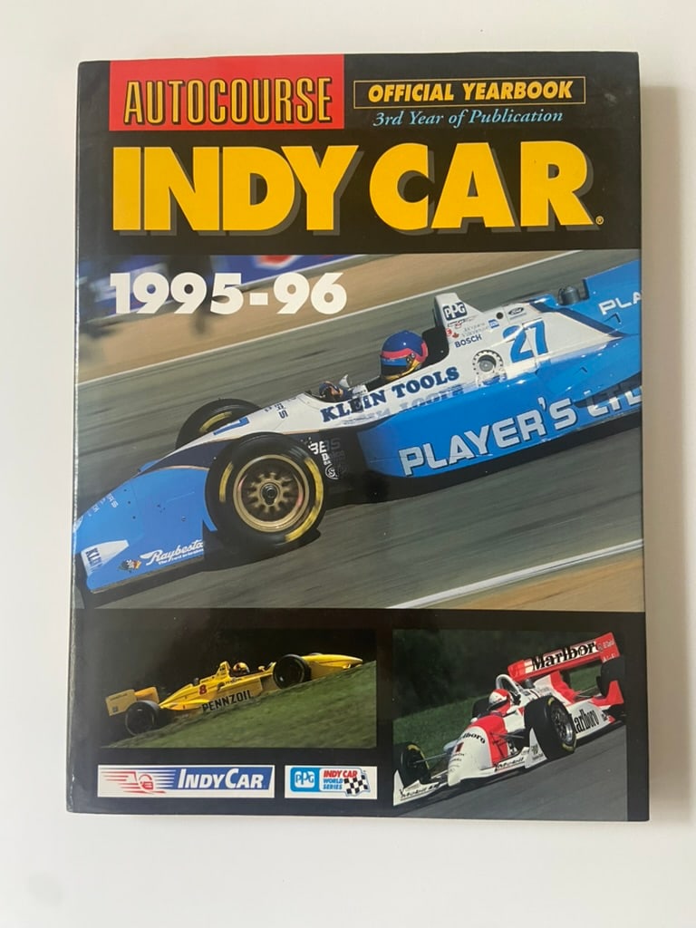 Indy 500 Indy Car 1995-96 Autocourse Habbound and Oversize Car book: Indy 500 IndyCar 1995-96 Autocourse Habbound and Oversize Car book with dust jacket