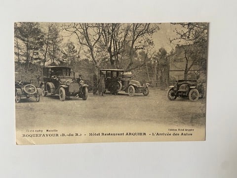 Original Vintage Automobile French Postcard from the Joe Opalka Collection (1 of 2)
