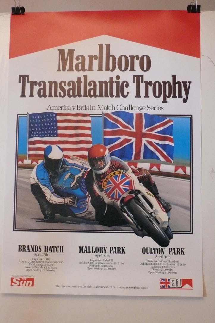 Moto GP, Motorcycle Racing Brands Hatch Grand Prix Circuit 1980's (1 of 2)